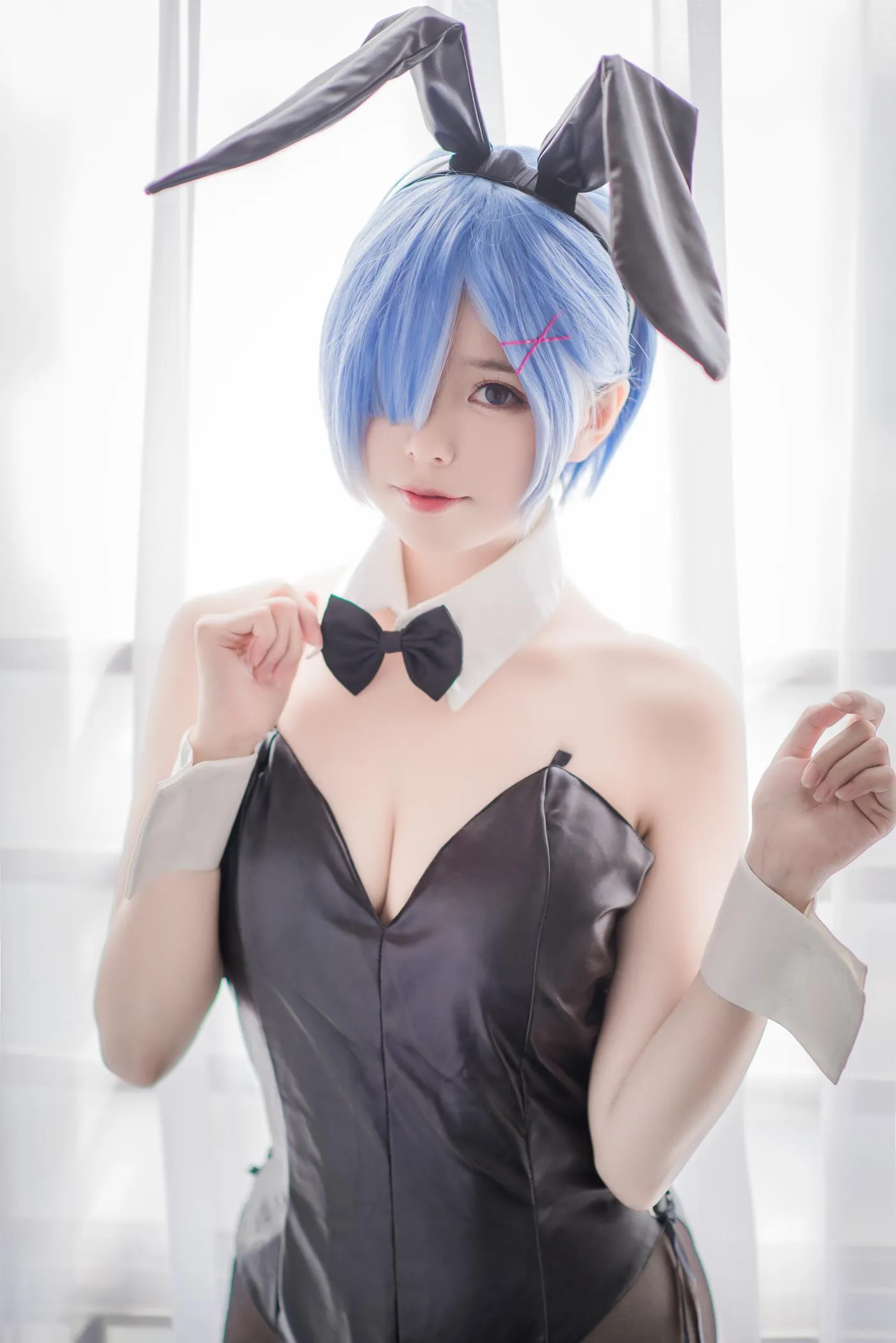 小野妹子w – NO.23 蕾姆 黑丝 [9P]插图6
